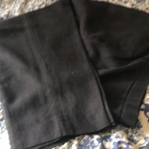 Black linen slacks